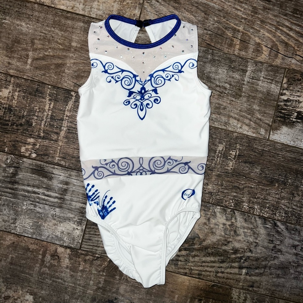 Chalk Warrior Resort Collection Mykonos gymnastics leotard